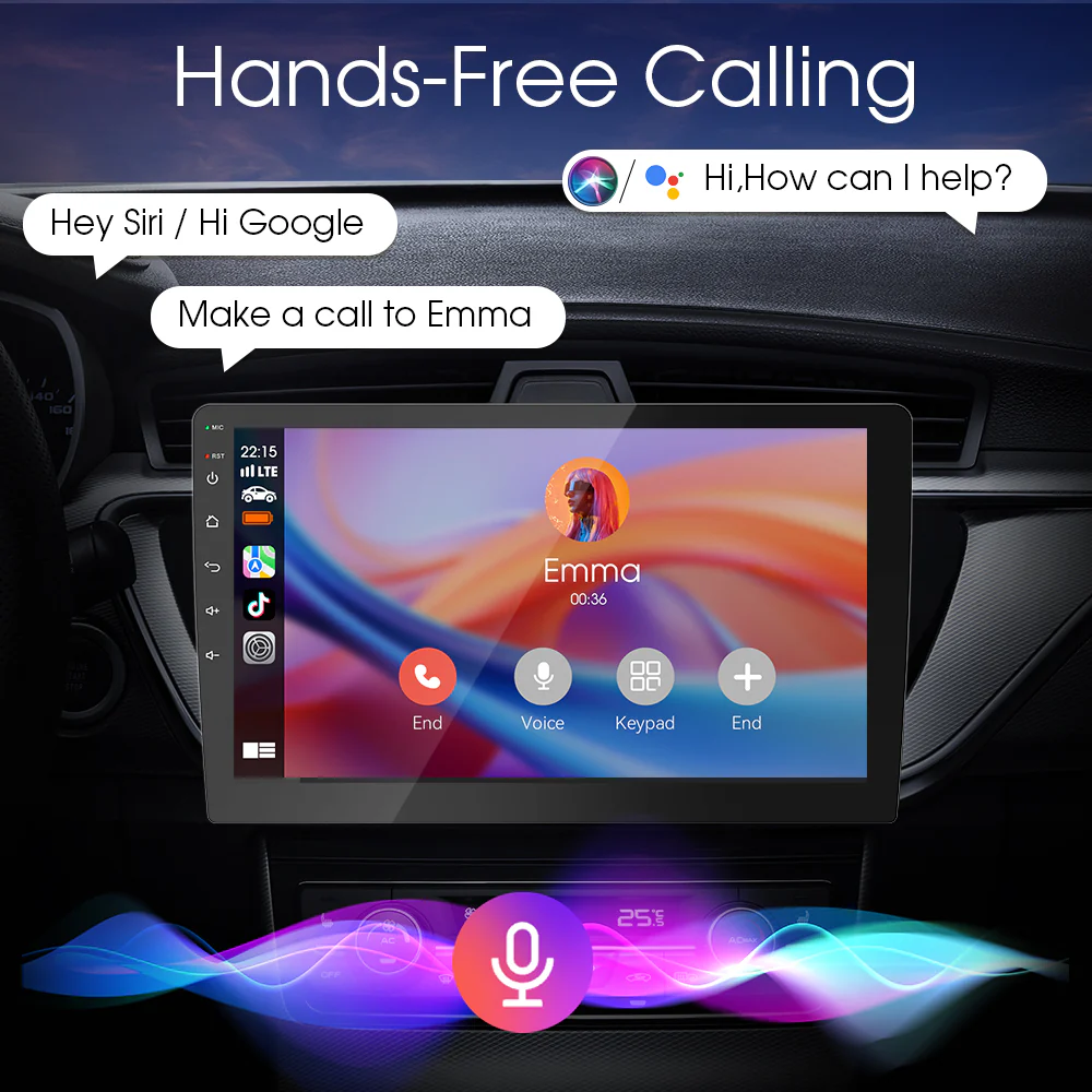 Huadio CVD9661-RK 9" Double Din Car Stereo - Image 11